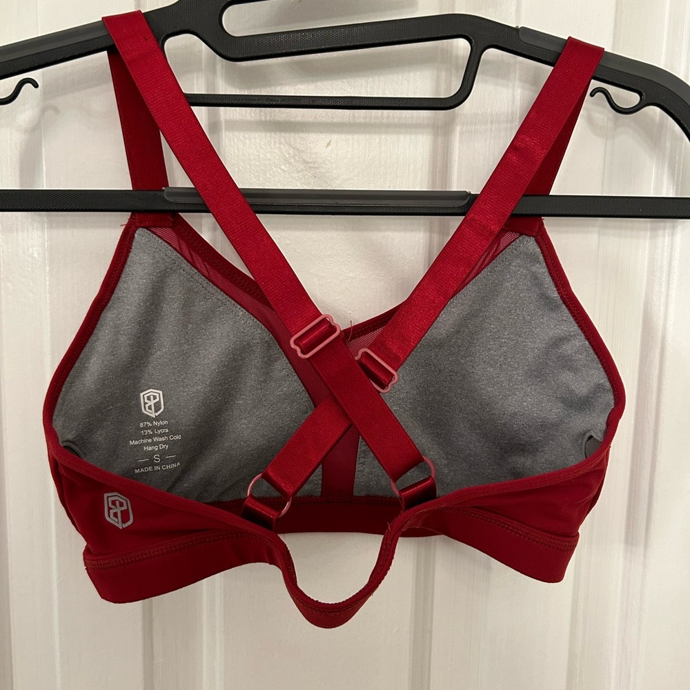 Born Primitive Size S Small Luna Wine Colored Sports Bra - Picture 4 of 6